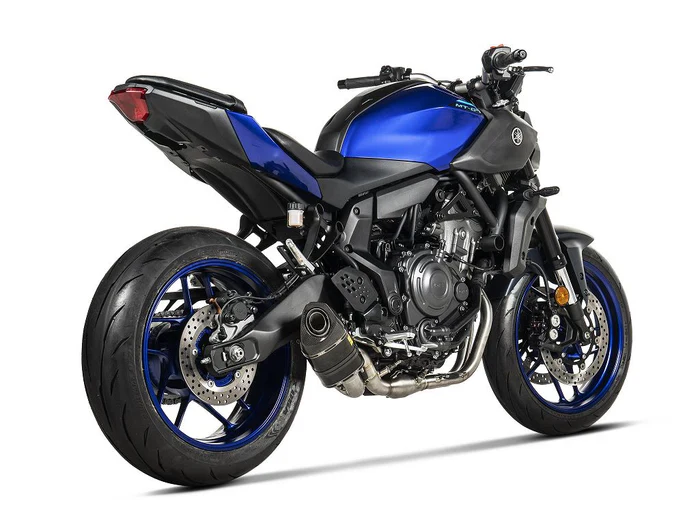 AKRAPOVIC Racing Line Exhaust System - Carbon Fiber - 2025 Yamaha MT-07 - Image 2