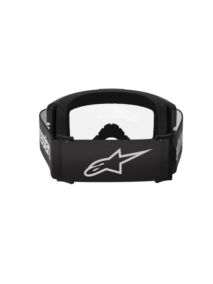 Alpinestars Vision 3 Goggle - Wordmark - Black - Clear Lens - Image 4