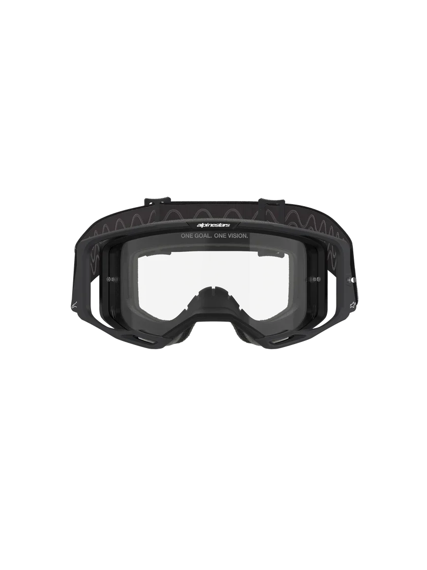 Alpinestars Vision 8 Goggle - Corp - Black - Clear Lens - Image 2