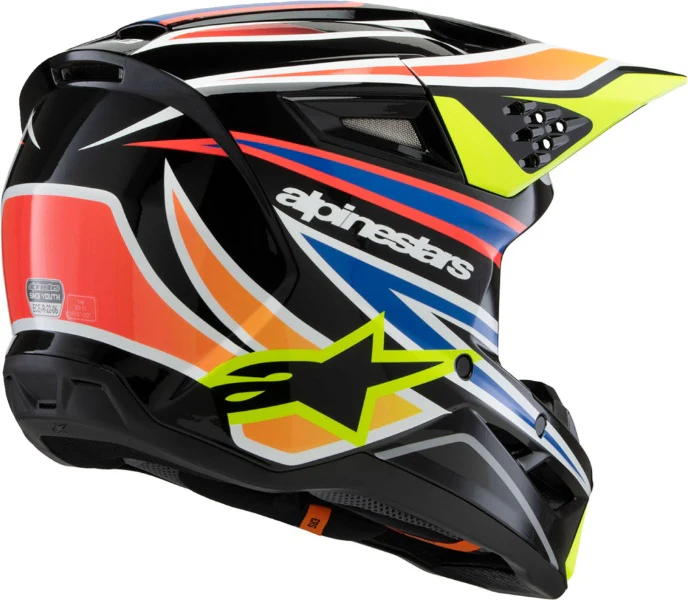Alpinestars Youth S-M3 Wurx Helmet - Image 2