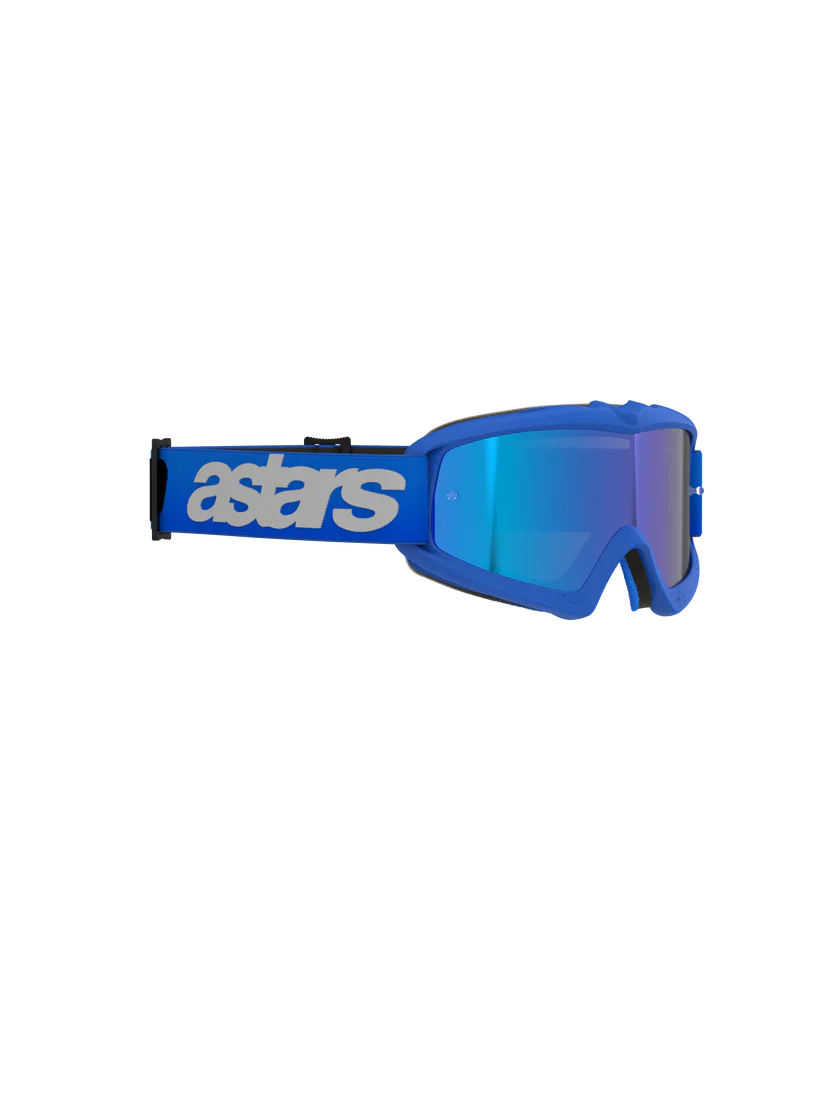 Alpinestars Youth Vision Goggle - Blaze - Blue - Blue Mirror Lens - Image 3