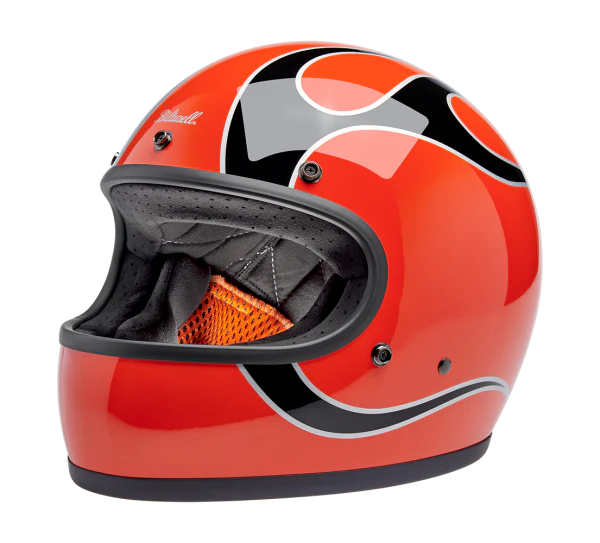 Biltwell Gringo Flames Helmet