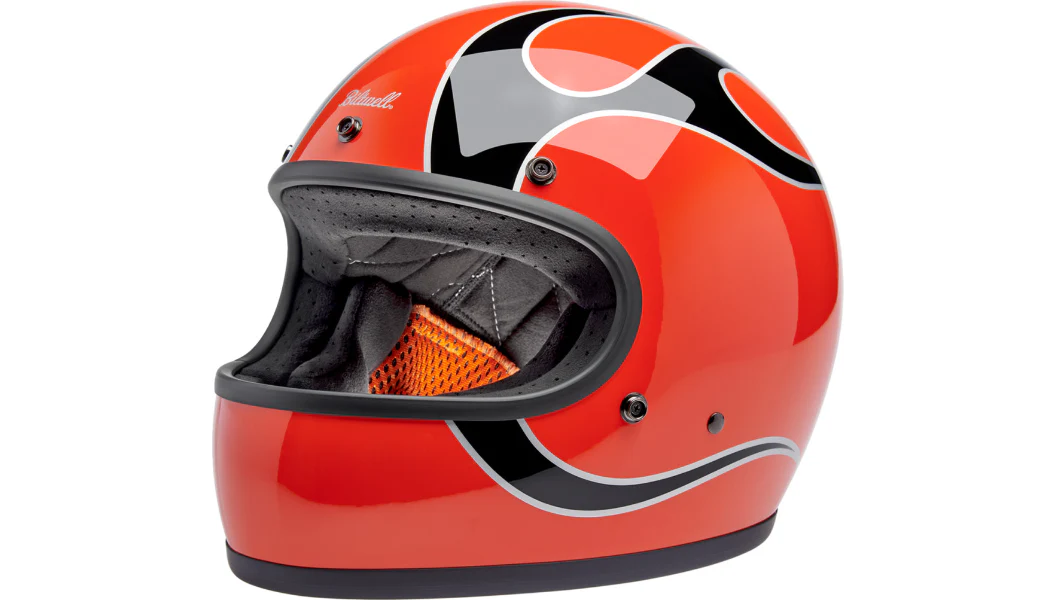 Biltwell Gringo Flames Helmet - Image 5