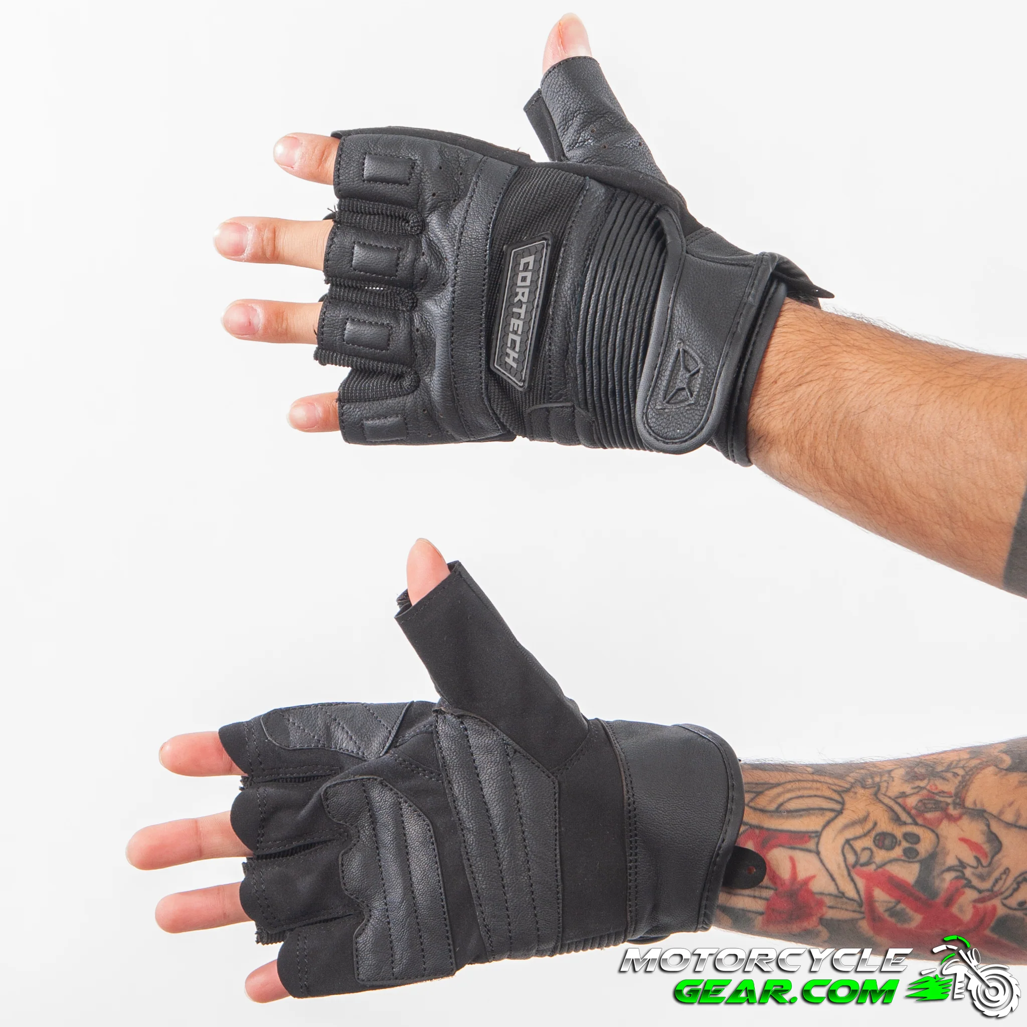 Cortech Flip Off Fingerless Gloves - Image 3