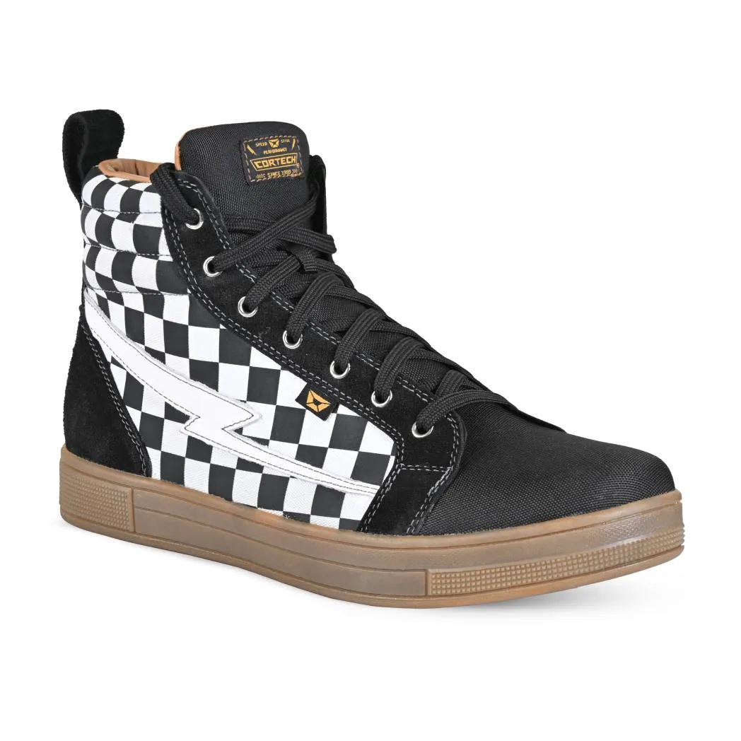 Cortech Slayer Canvas Check Riding Shoes - Image 2