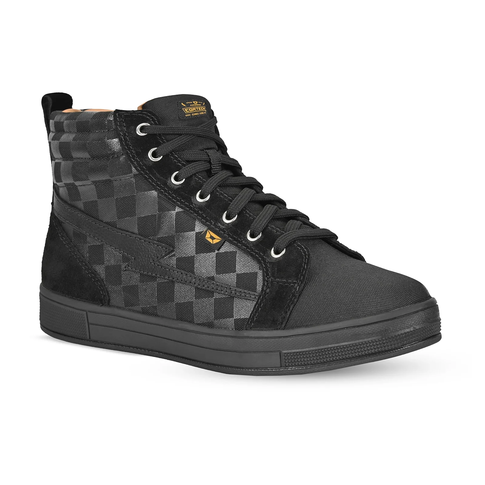 Cortech Slayer Canvas Check Riding Shoes for Women - Image 3
