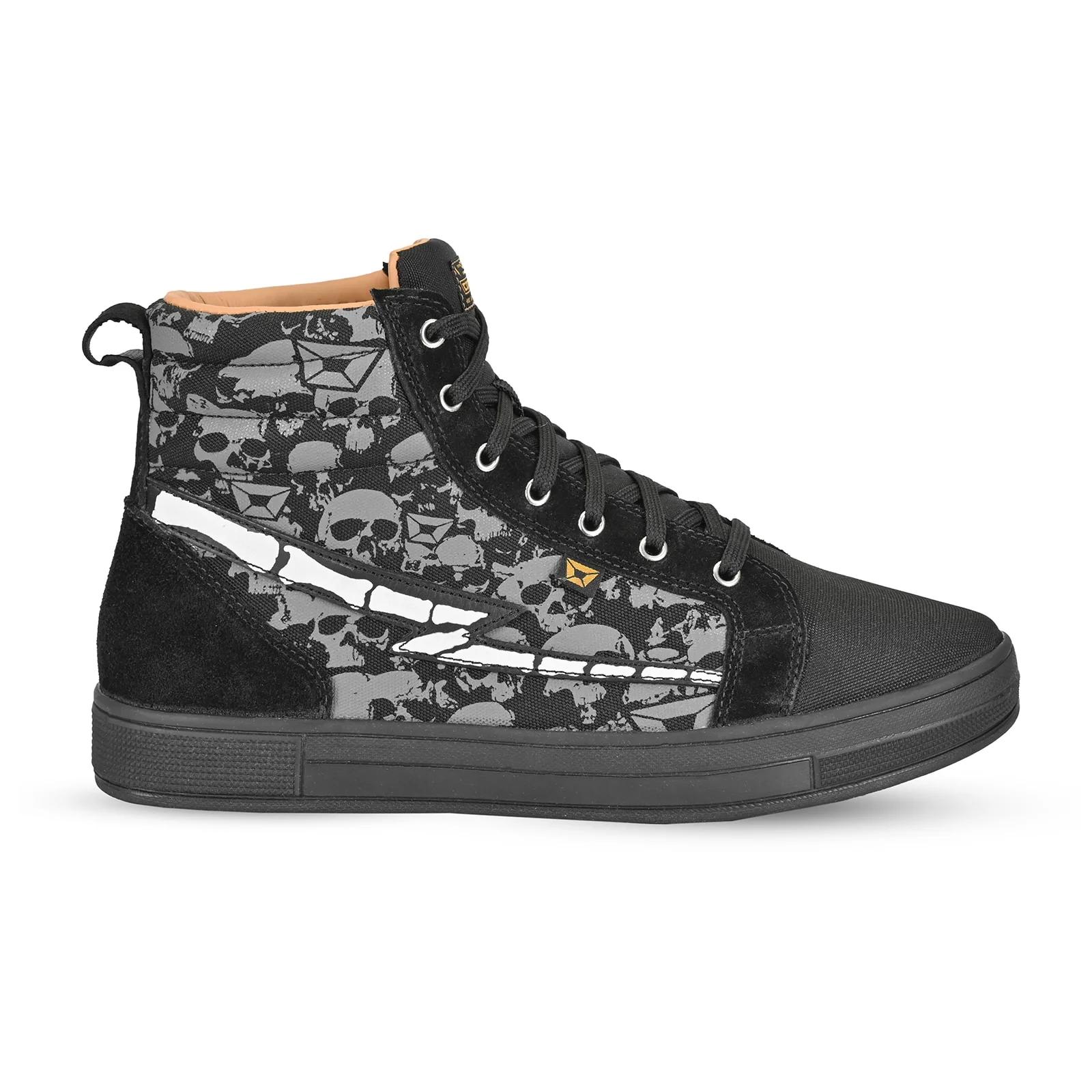 Cortech Slayer Canvas Skulls Riding Shoes - Image 2