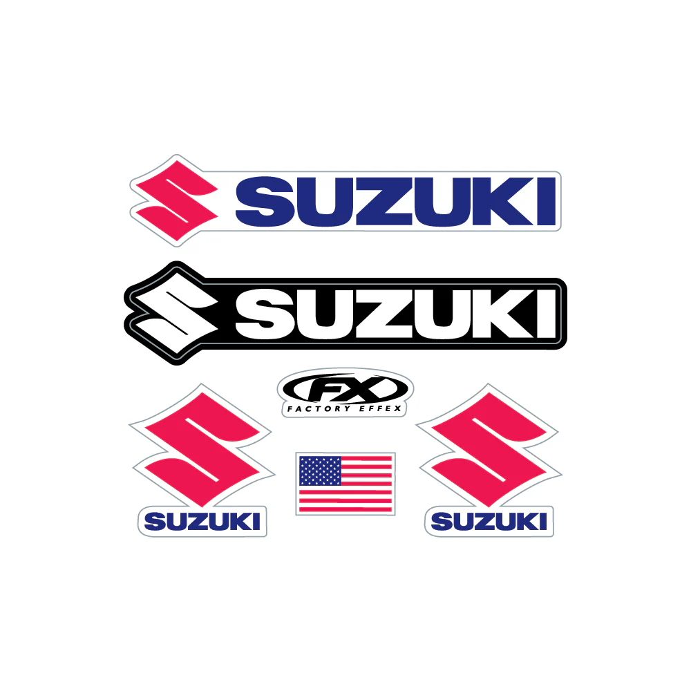 Factory Effex Jersey Iron-On Kit - Suzuki