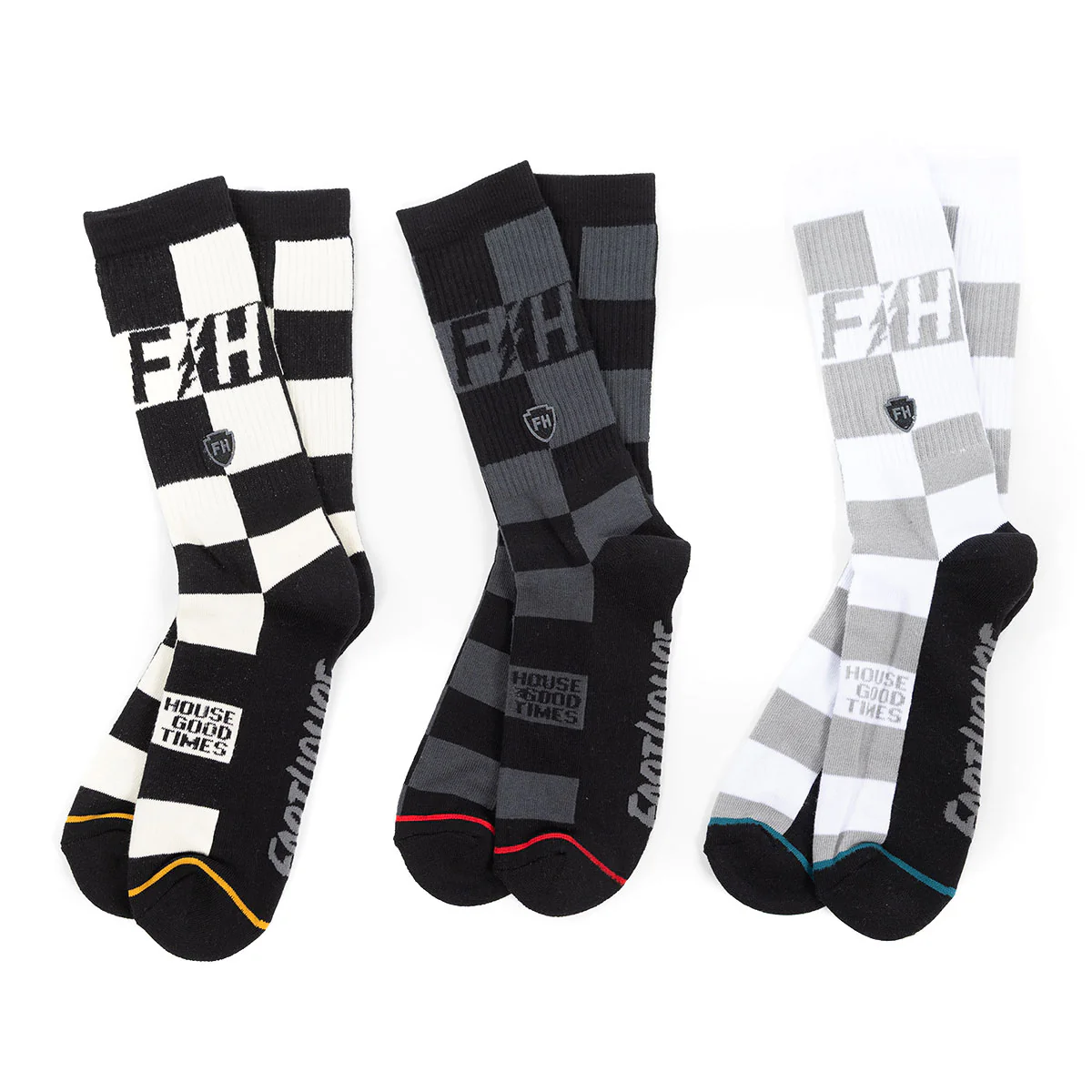Fasthouse Lineup 3-Pack Socks