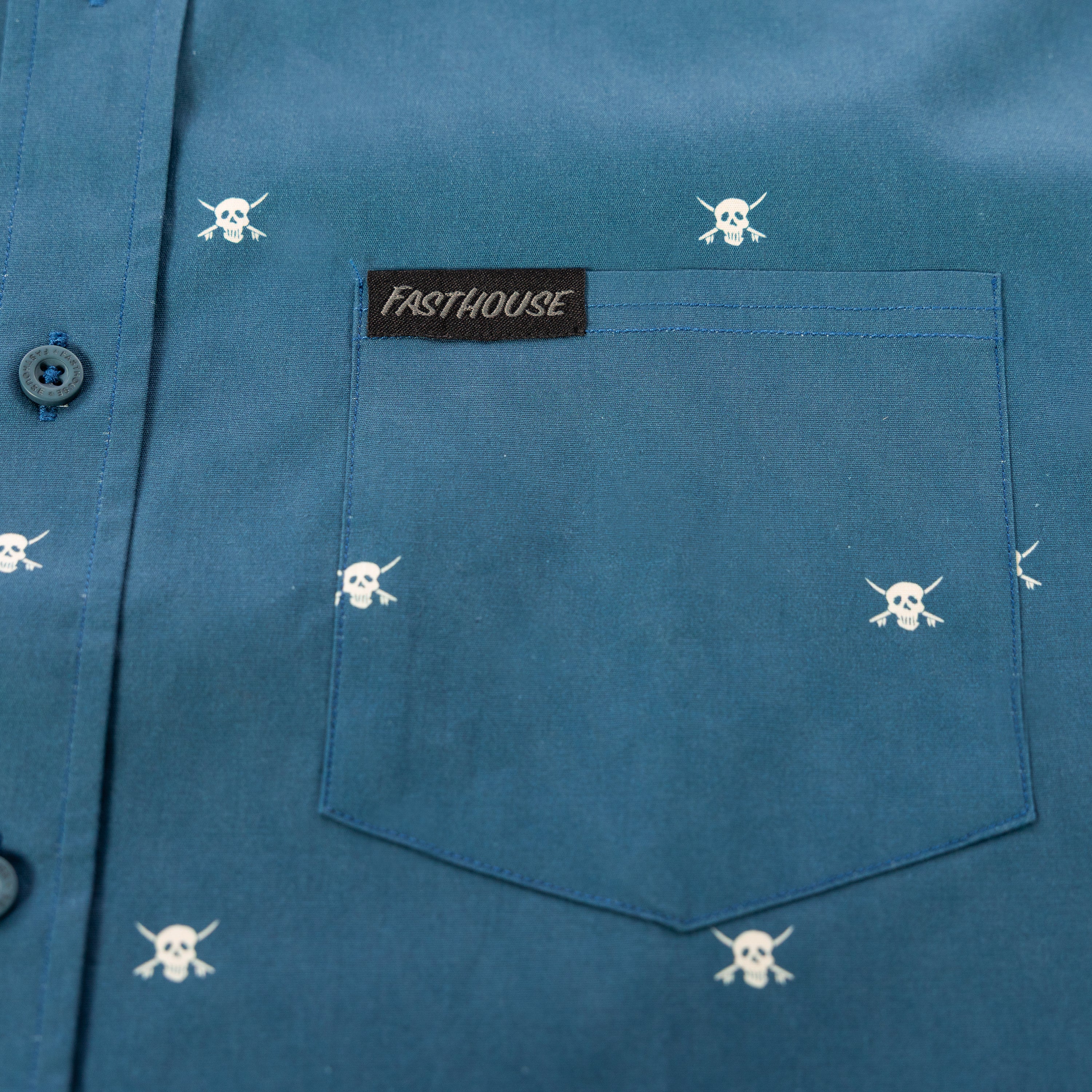 Fasthouse Youth Jasper SS Button Up Shirt - Image 3