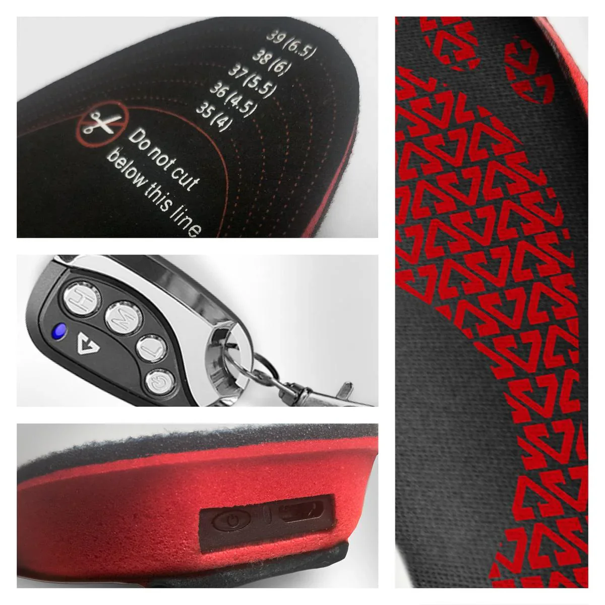 Gerbing 3V Rechargeable Heated Insoles with Remote - Image 4