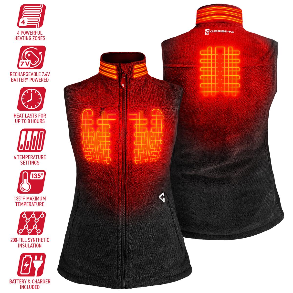 Gerbing Women's 7V Thermite Heated Fleece Vest 2.0 - Image 5