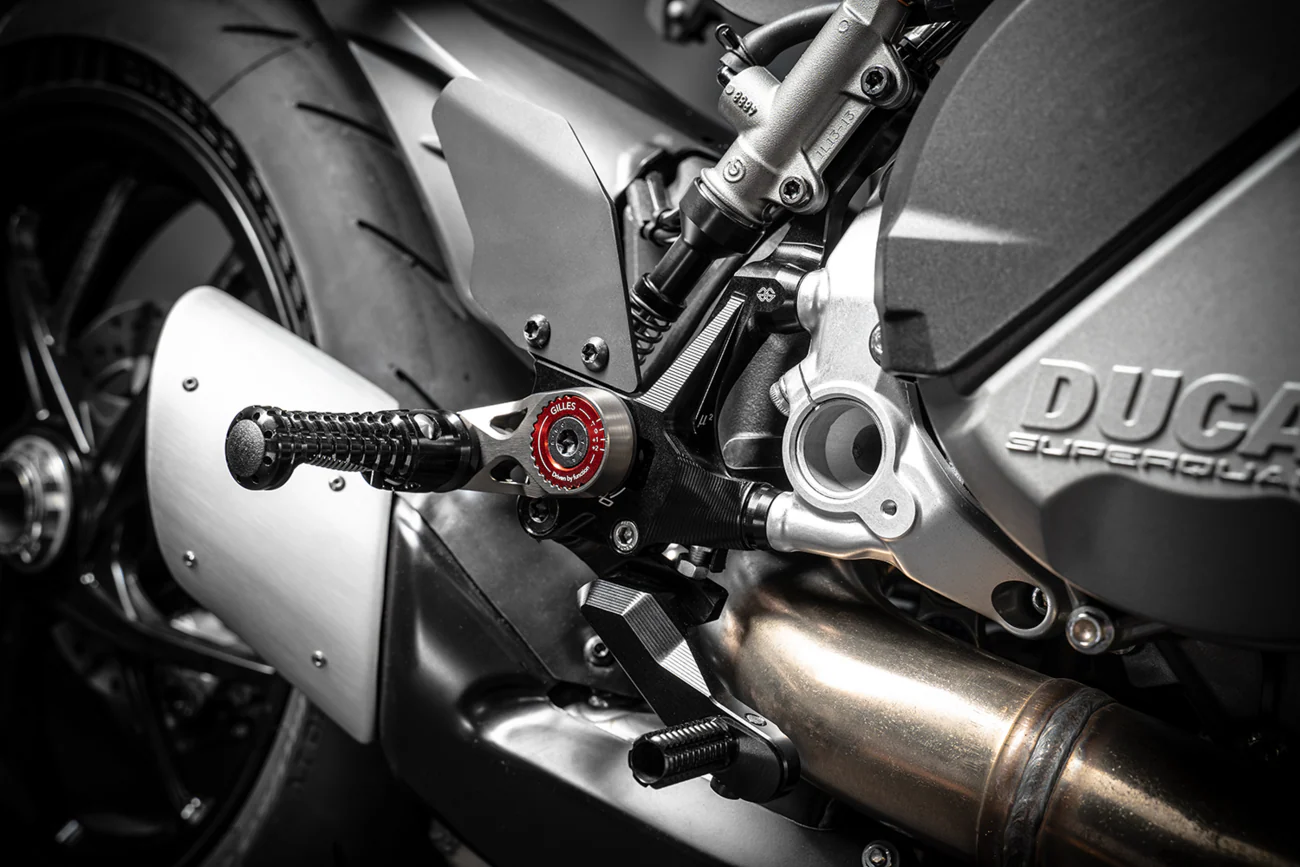 Gilles Tooling MUE2 Rearsets Ducati Streetfighter V2 2022-2024 - Image 2