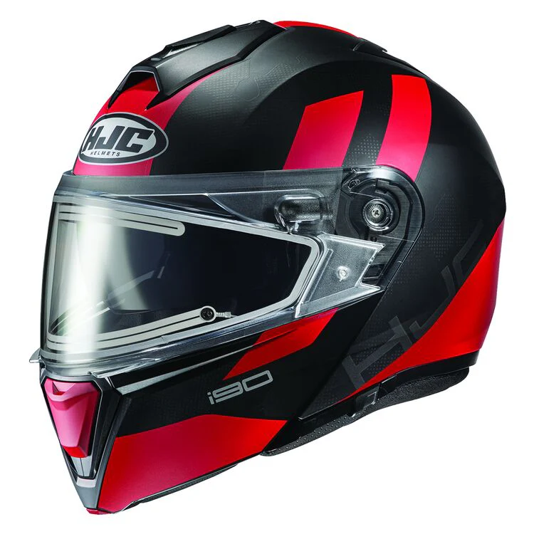 HJC i90 Syrex Modular Snowmobile Helmet with Electric Shield - Image 2