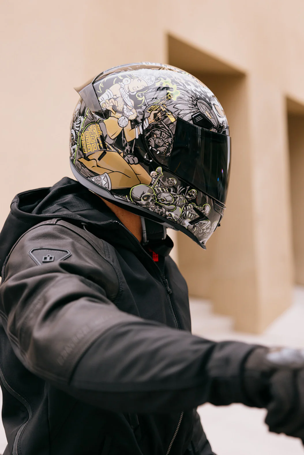 Icon Airframe Pro Aztec Nine Helmet - Image 4
