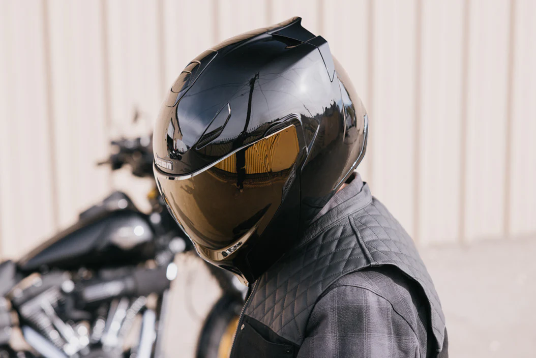 Icon Threshold Solid Modular Helmet - Image 4