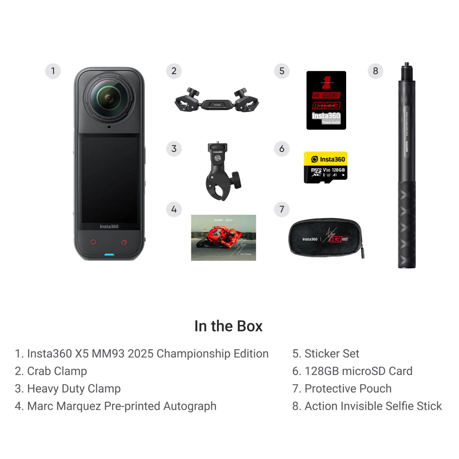 Insta360 X5 MM93 2025 Championship Edition Bundle - Image 6
