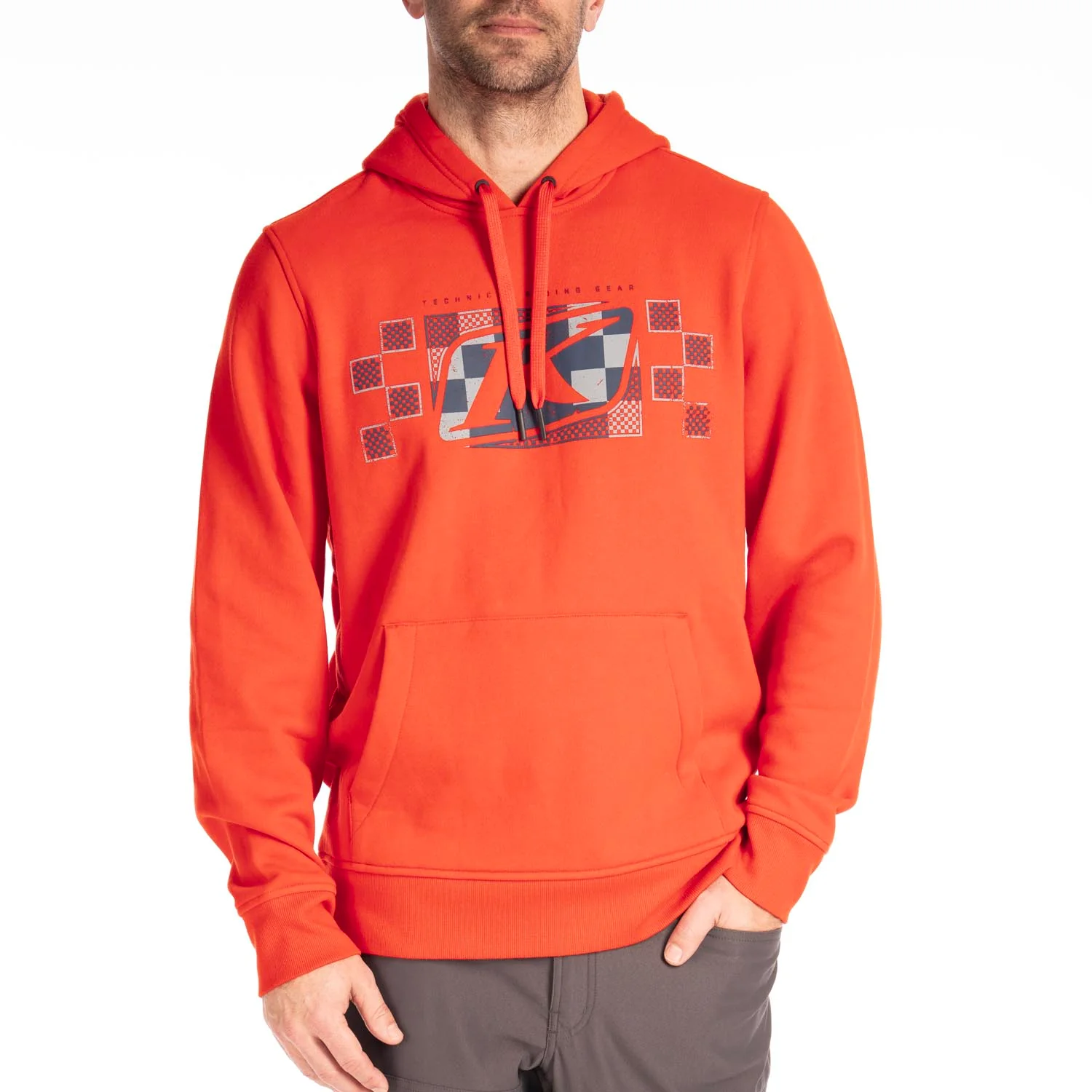 Klim Checkered Banner Pullover Hoodie - Image 2