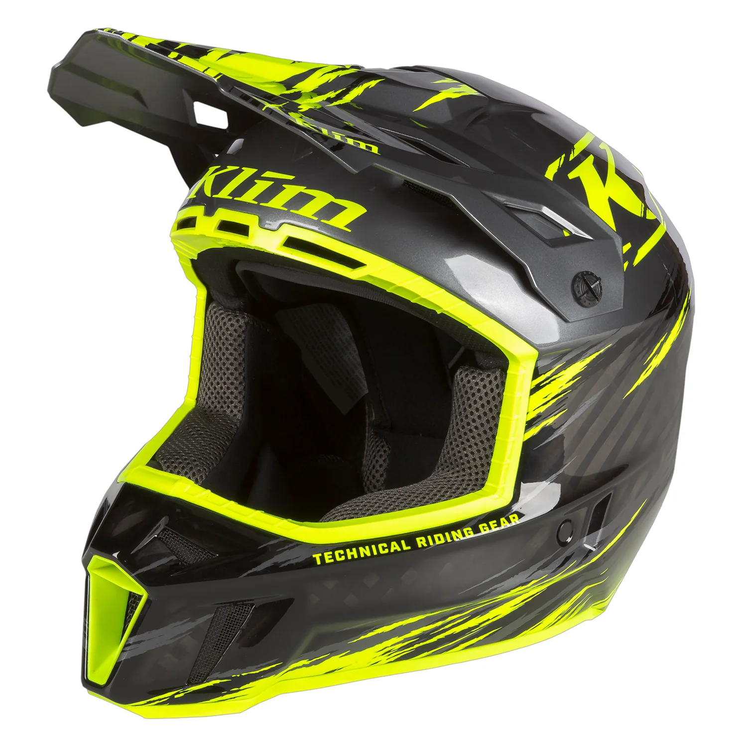 Klim F3 Carbon Pro ECE Thrashed Helmet - Image 4