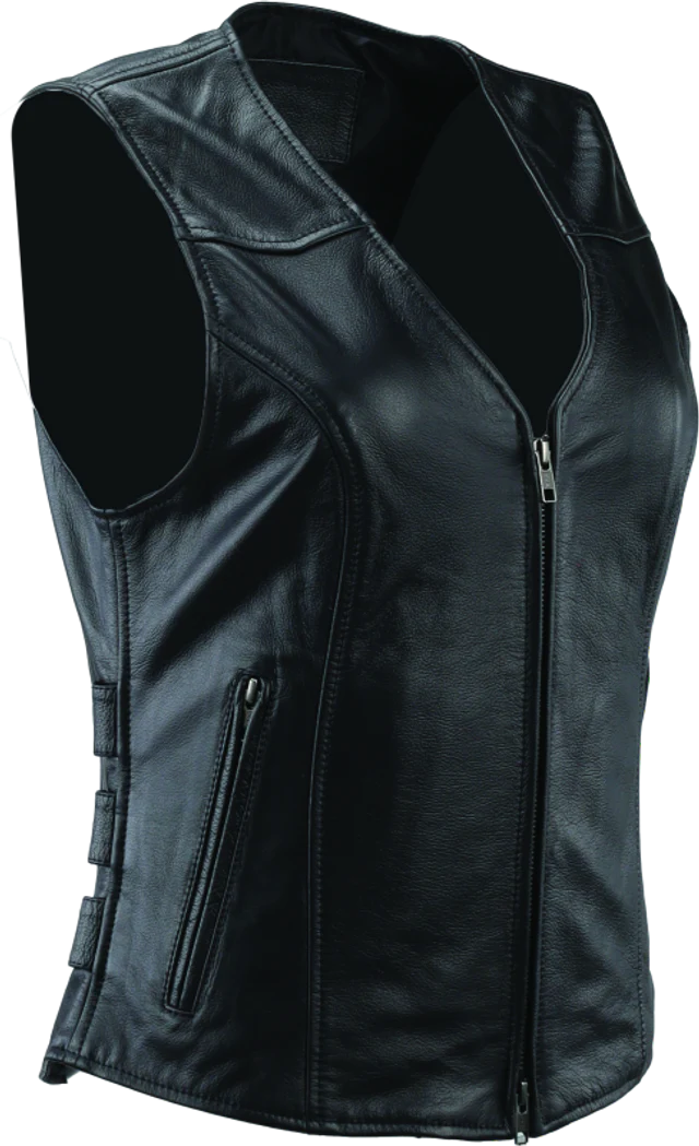 Kuryakyn Leather By River Road Plains Leather Vest for Women - Image 3