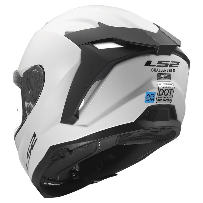 LS2 Challenger II Solid Helmet w/ Spoiler - Image 5