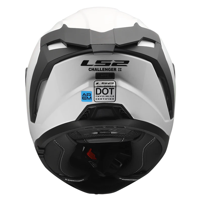 LS2 Challenger II Solid Helmet w/ Spoiler - Image 6