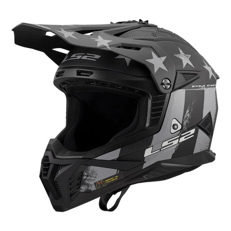 LS2 Gate II Battle Scar MX Helmet