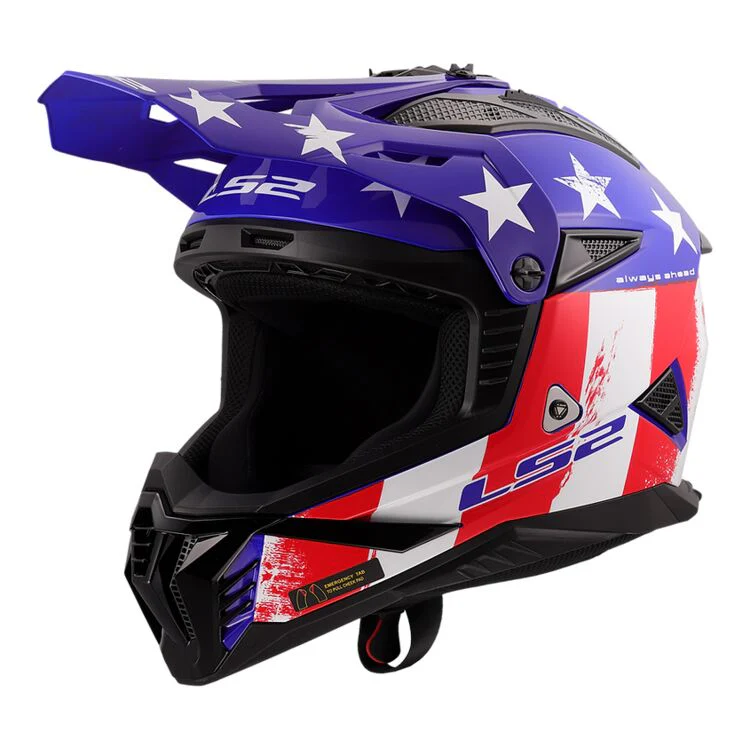 LS2 Gate II Battle Scar MX Helmet - Image 2