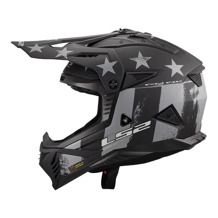 LS2 Gate II Battle Scar MX Helmet - Image 4