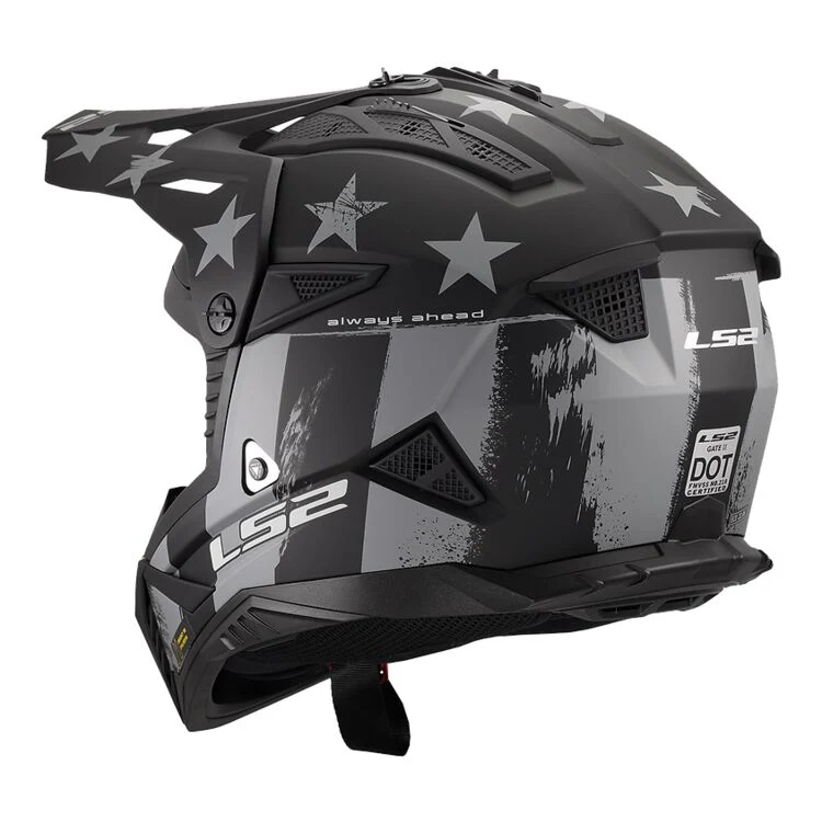 LS2 Gate II Battle Scar MX Helmet - Image 5