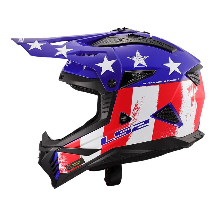 LS2 Gate II Battle Scar MX Helmet - Image 7