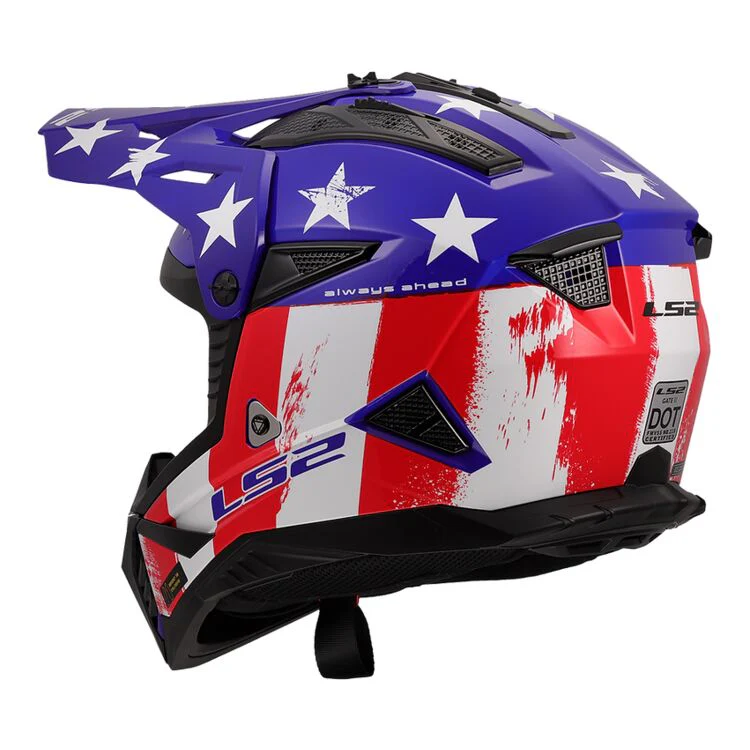 LS2 Gate II Battle Scar MX Helmet - Image 8