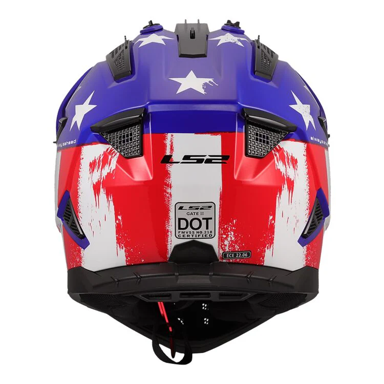 LS2 Gate II Battle Scar MX Helmet - Image 9
