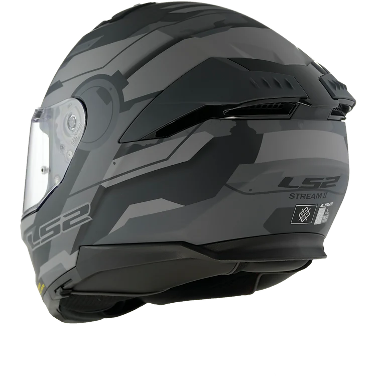 LS2 Stream II Shadow Helmet - Image 3