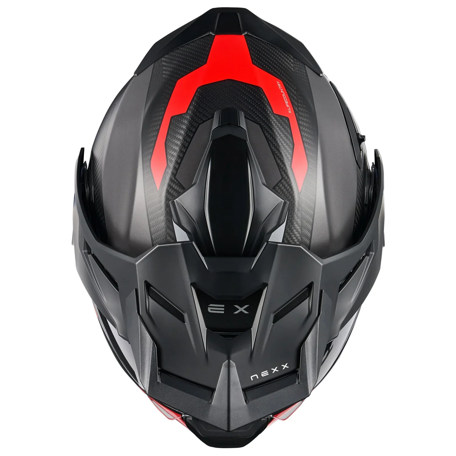 NEXX X.Lifecountry Terra Carbon Modular Adventure Touring Helmet - Image 10