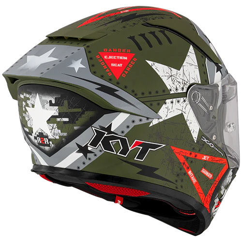 KYT R2R Graphic Helmets - Image 4
