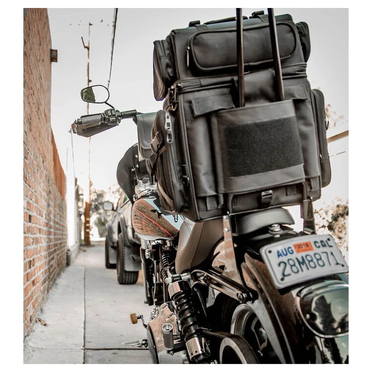 Saddlemen BR3400 Tactical Sissy Bar Bag ~ 3515-0202; Black, Size One Size (BLKOS) - Image 3