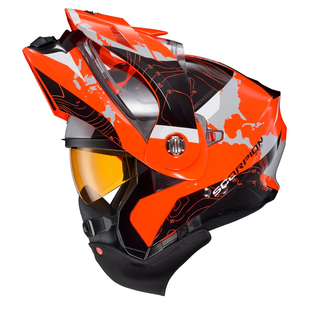 Scorpion EXO-AT960 Topographic Helmet with Electric Shield - Image 3