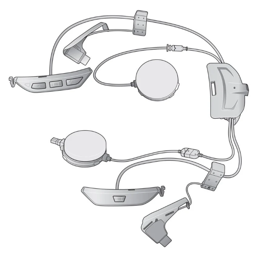 SENA SRL 3 Mesh & Bluetooth Intercom for Shoei - Image 2