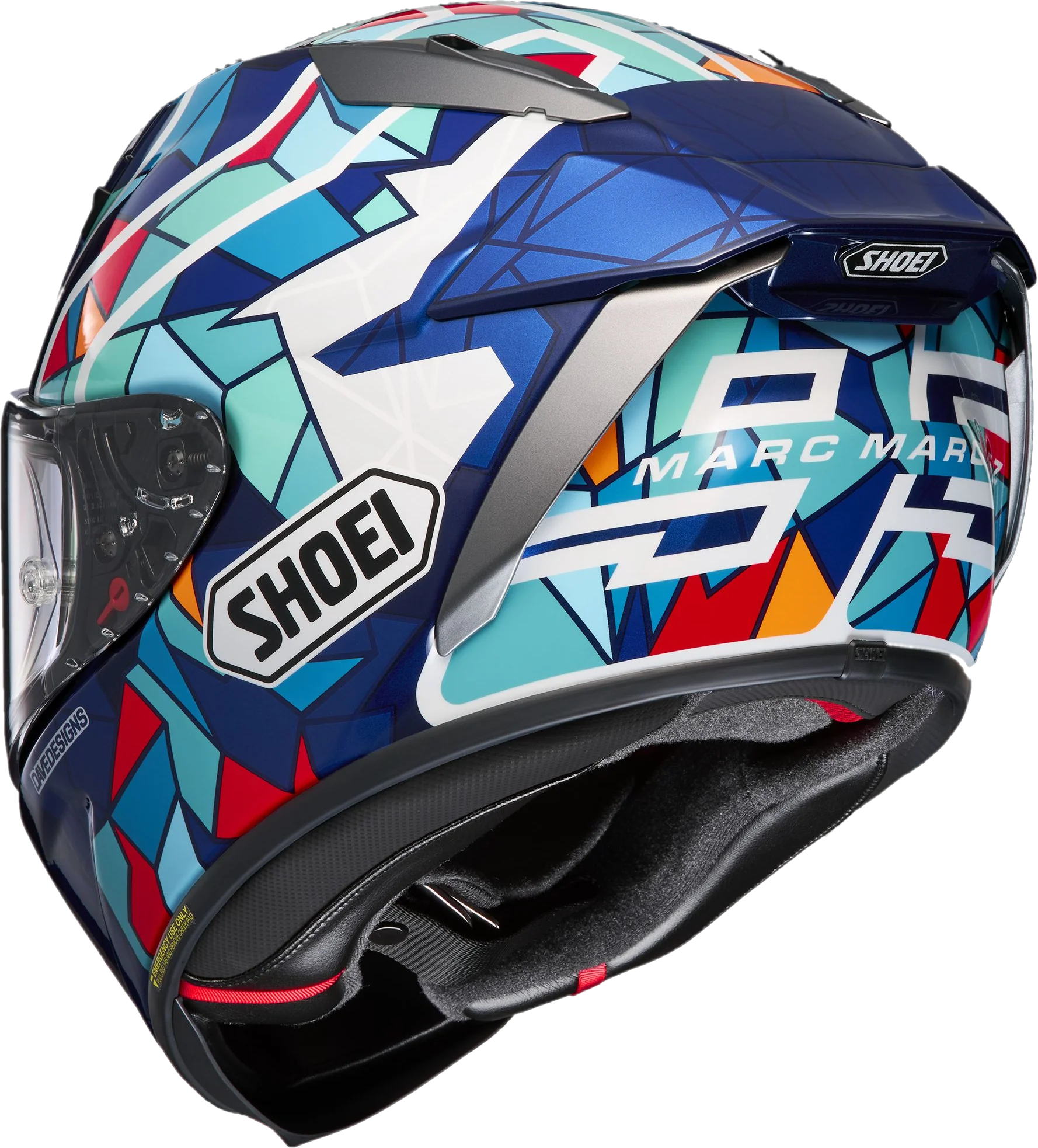 Shoei X-Fifteen Marquez Barcelona Helmet - Image 2