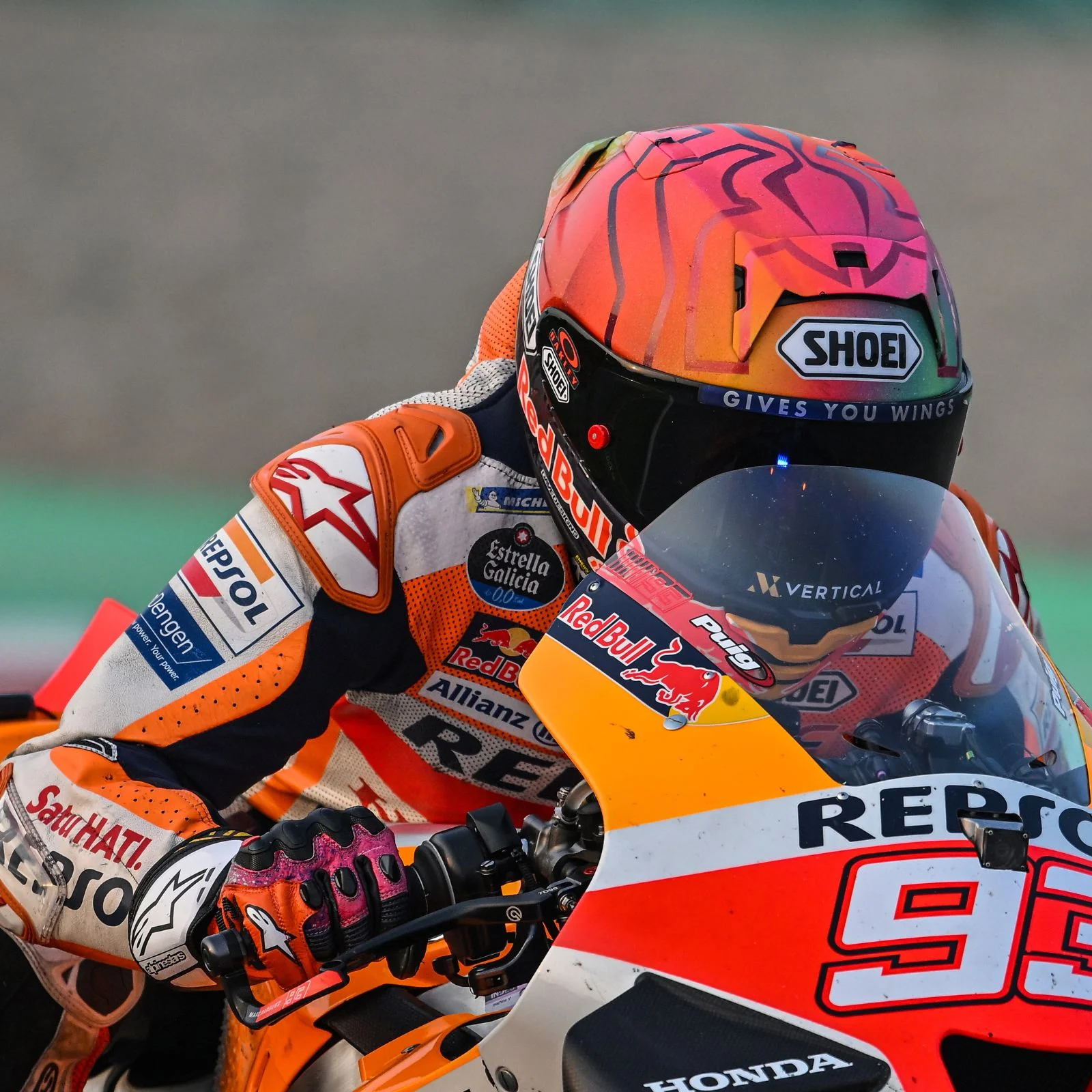 Shoei X-15 Marquez Holi Helmet - Image 17