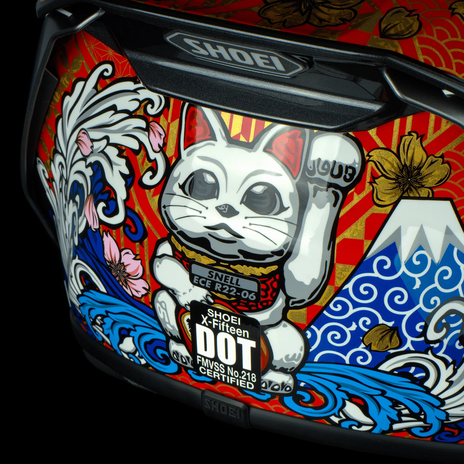 Shoei X-15 Marquez Motegi 5 Helmet - Image 7