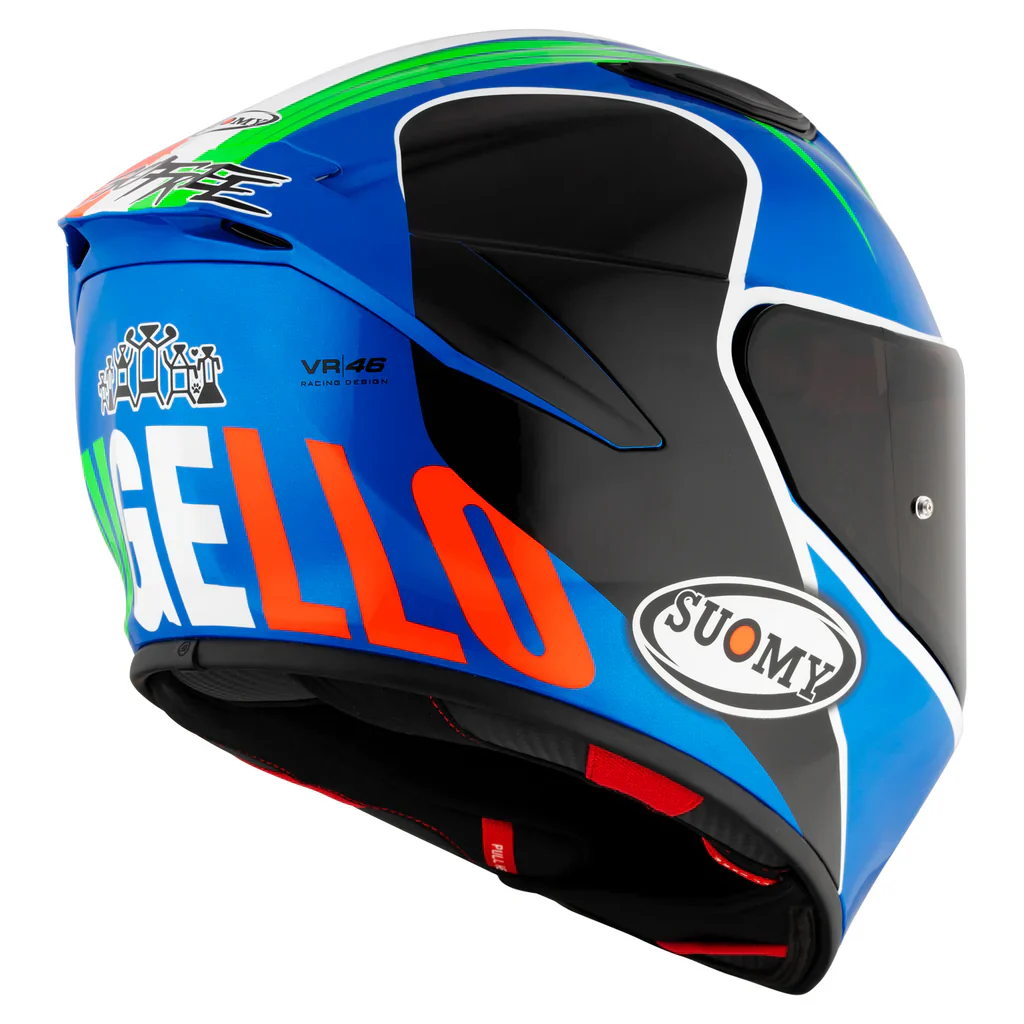 Suomy TRACK-1 Pecco Mugello Replica Helmet (No Logos) - Image 4