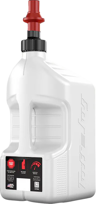 Tuff Jug Container - with View Strip/Ripper Cap - White - 5.3 US gal