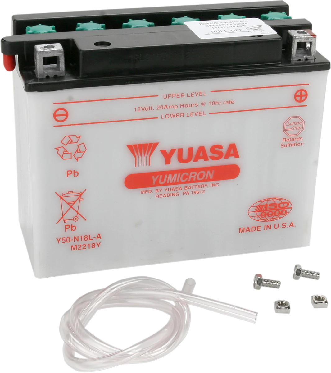 Yuasa Y50-N18L-A Yumicron Conventional Battery
