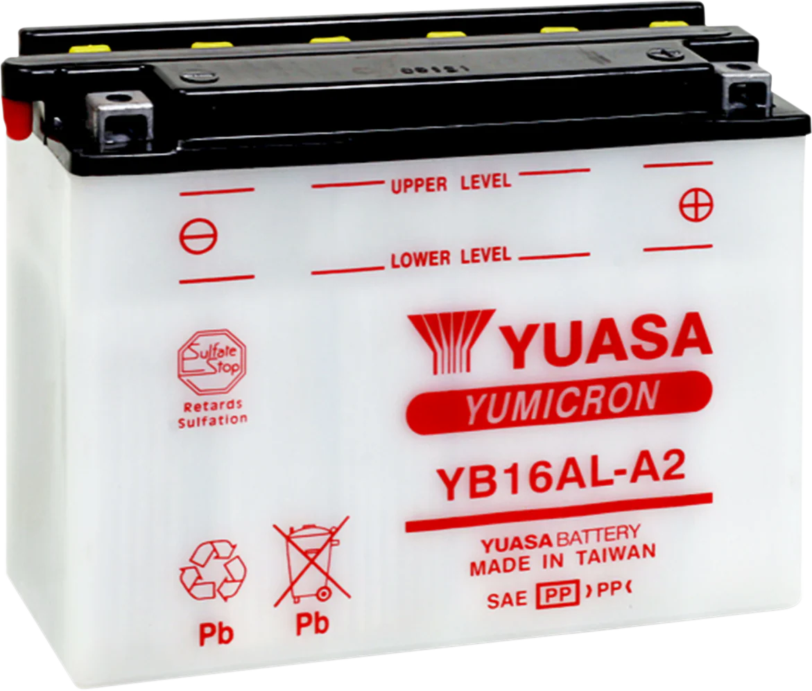 Yuasa YB16AL-A2 Yumicron Conventional Battery