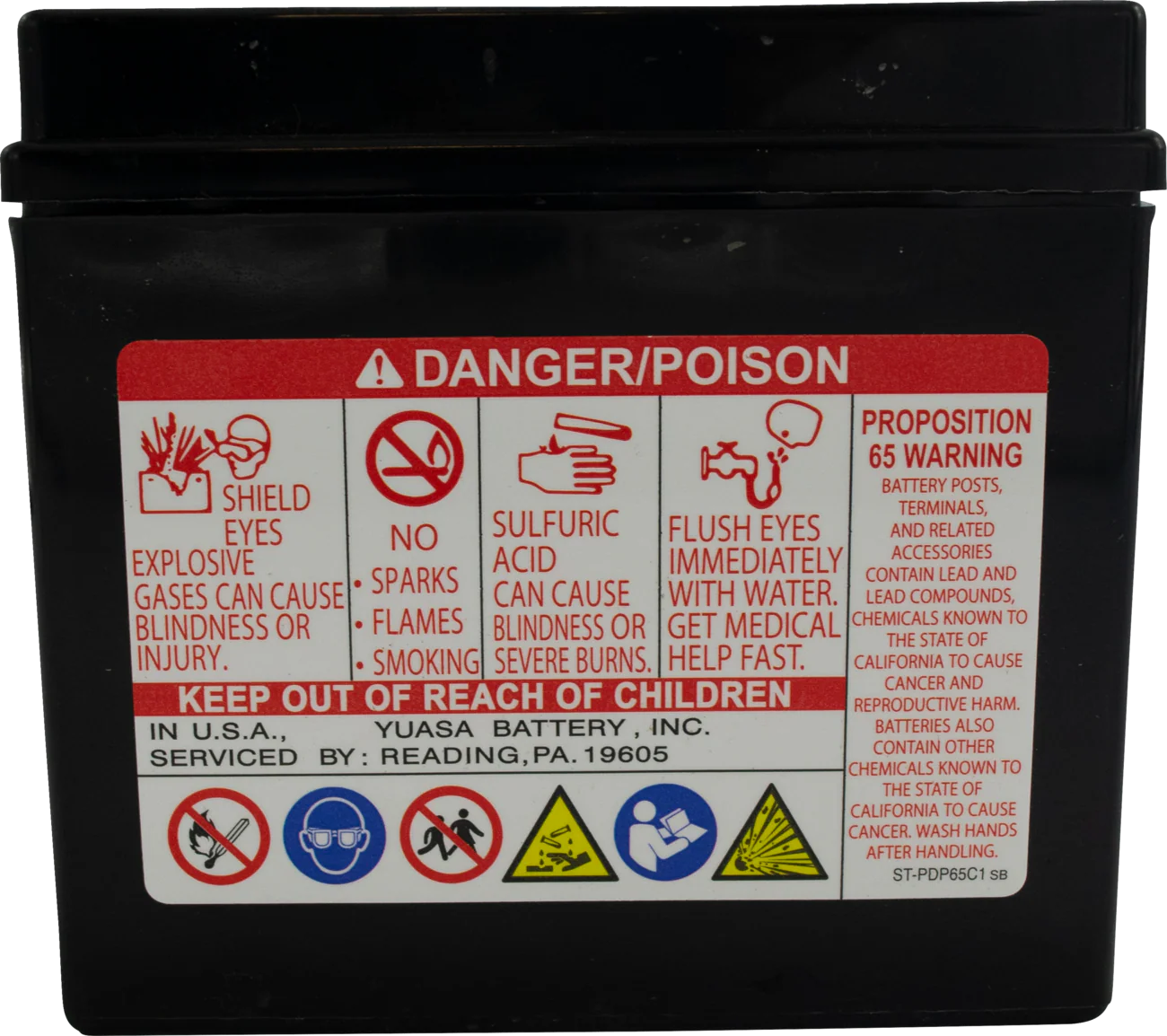 Yuasa YTZ6V Factory Activated AGM Battery - Image 3